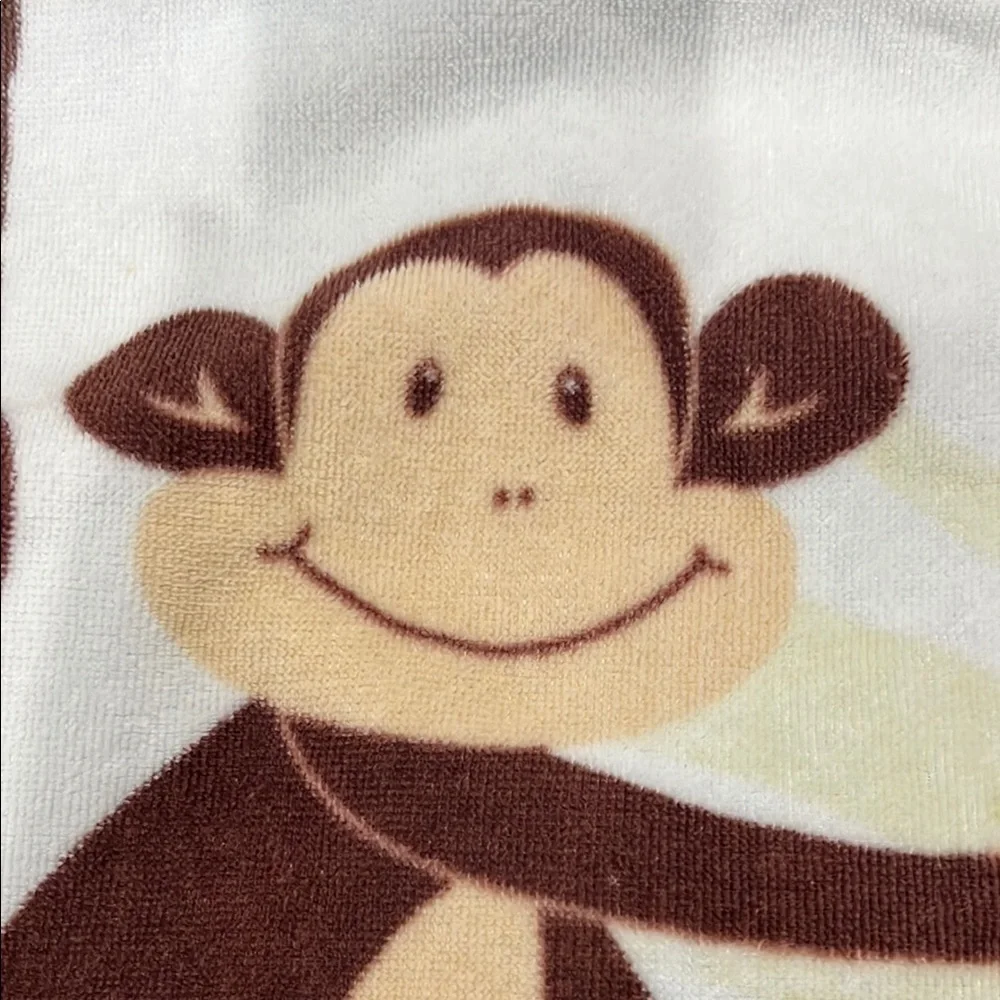 Colorful Monkey beach/pool Towel